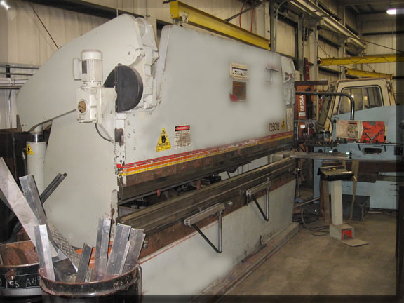  Accurpress 250 ton 12' CNC brake press)